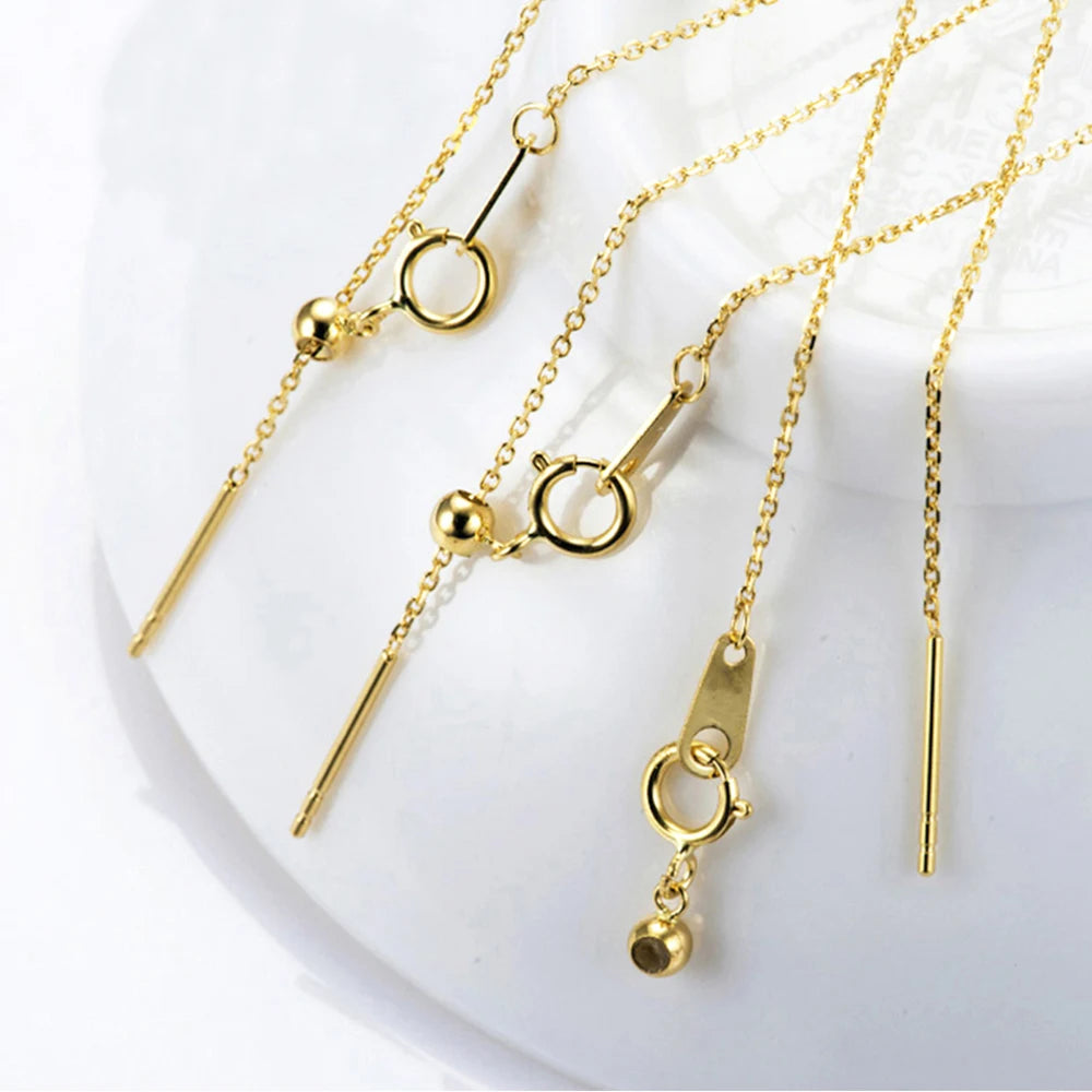 EManco Adjusta Long Layered Pendant Necklace Stainless Steel Necklace Chocker Necklaces for Women Fashion Jewelry YX26925
