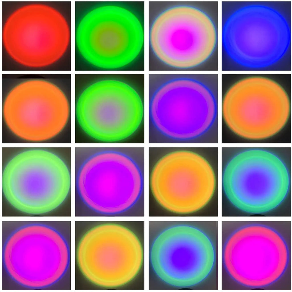 Lampe coucher de soleil connectée LED RGB – vue 5