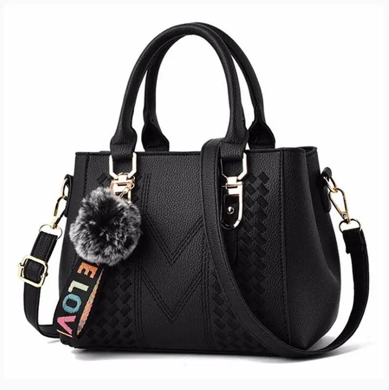Sac bandoulière en cuir brodé pour femme – vue 10
