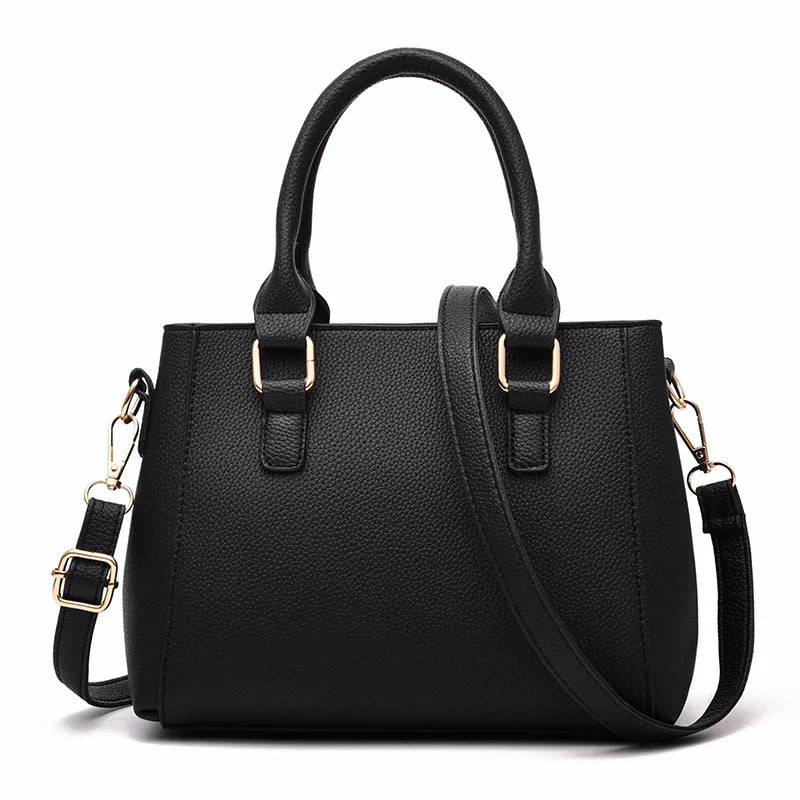 Sac bandoulière en cuir brodé pour femme – vue 3