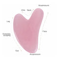 1Pc Pink Resin Jade Roller for Face - Jade Gua Sha Rose Quartz Face Roller for Aging Wrinkles and Puffiness Massage Set