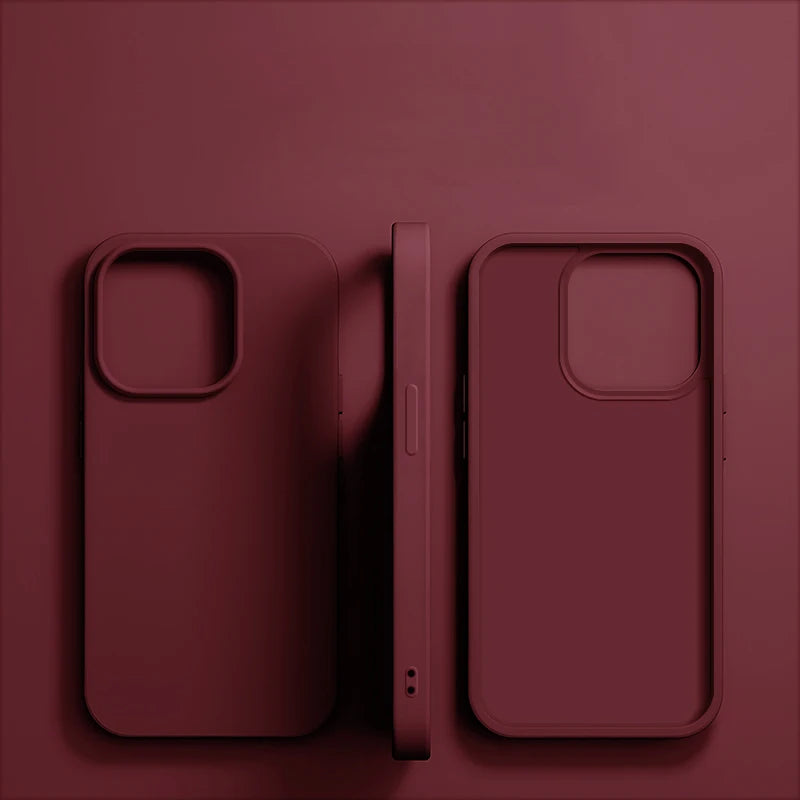 Coque Silicone Liquide iPhone (Antichoc)