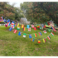 Guirlande 48 Drapeaux des Nations | Banderole Pays du Monde 14x21cm | Déco Coupe du Monde 2026
