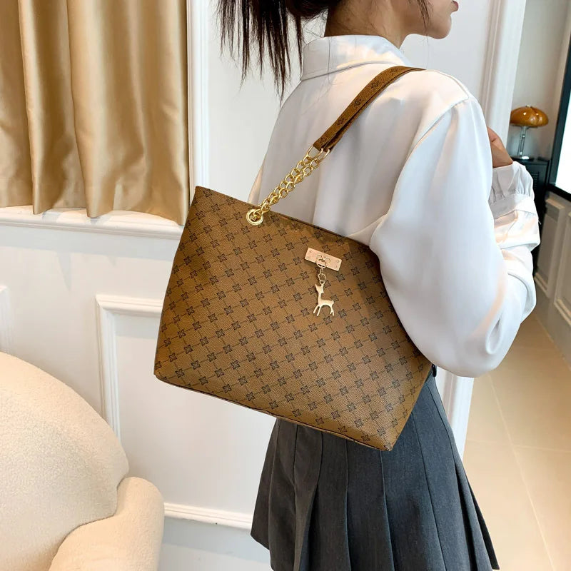 Sac cabas en cuir souple grande capacité – vue 3