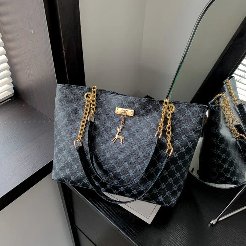 Sac cabas en cuir souple grande capacité – vue 2