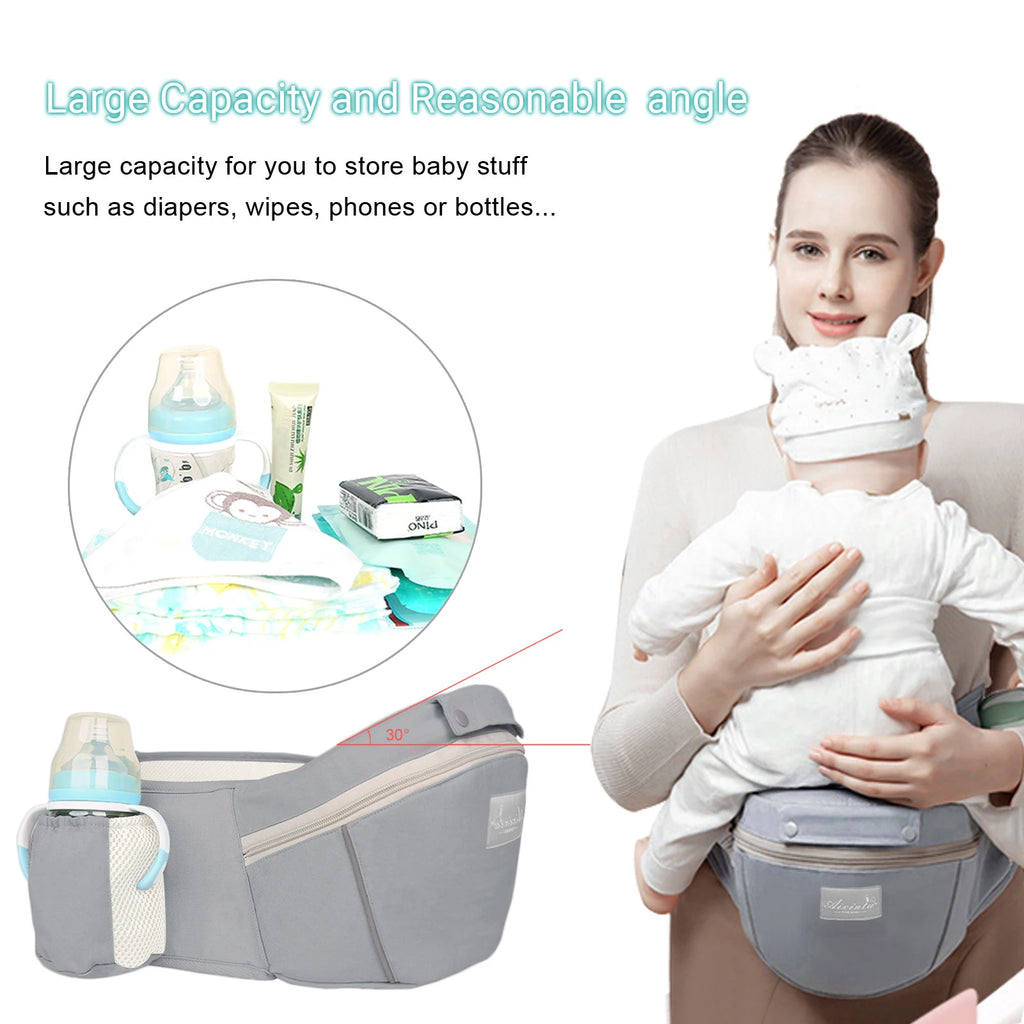 Porte-bébé ergonomique multifonction avec tabouret – vue 2