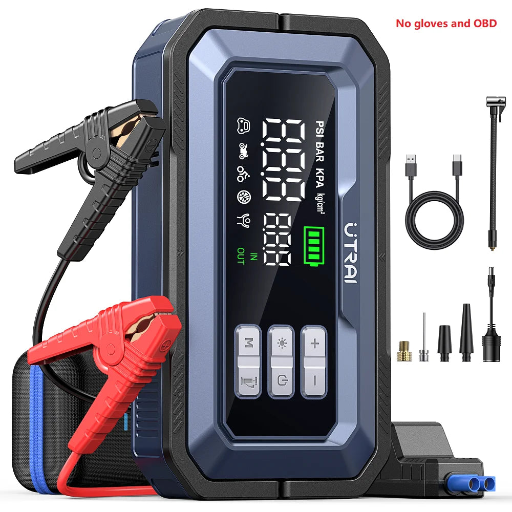 Démarreur UTRAI 7000A + Gonfleur + Diagnostic OBD
