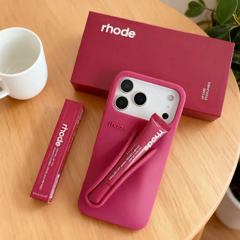 Coque iPhone avec gloss à lèvres intégré – vue 3