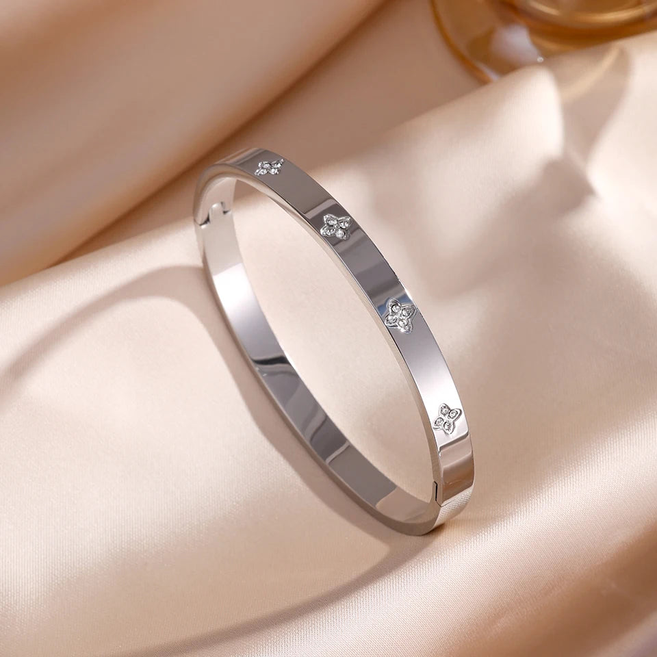 Set Bracelets Zirconia Empilables