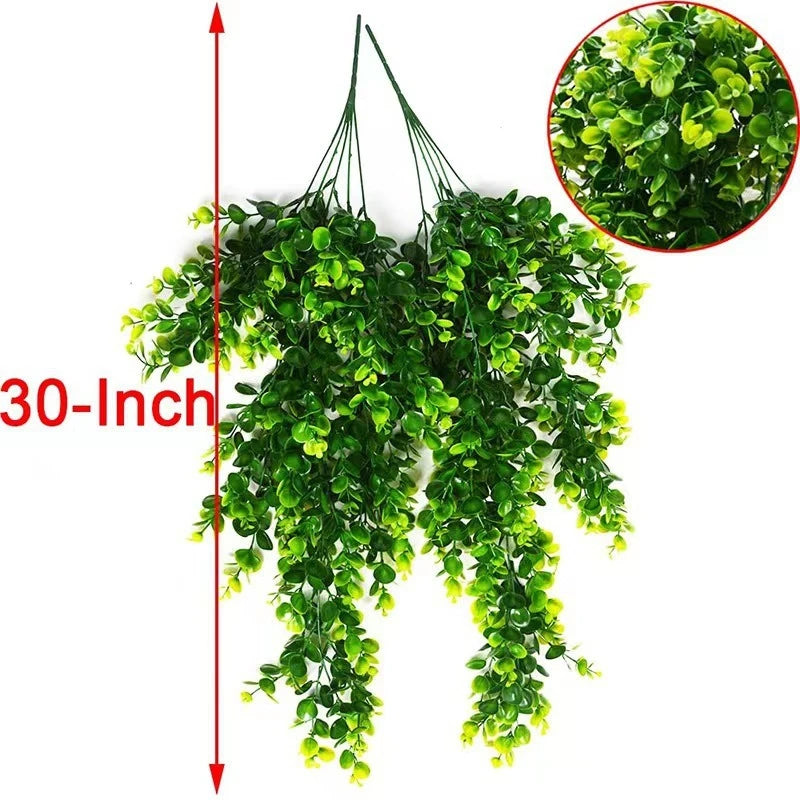 Plante artificielle retombante eucalyptus – vue 6
