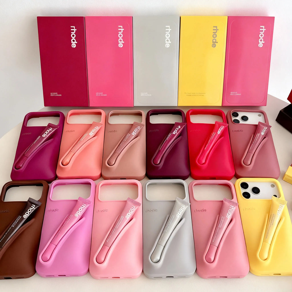 Coque iPhone avec gloss à lèvres intégré