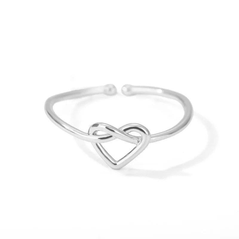 VELUROArt Bague Femme Acier Doré Classique