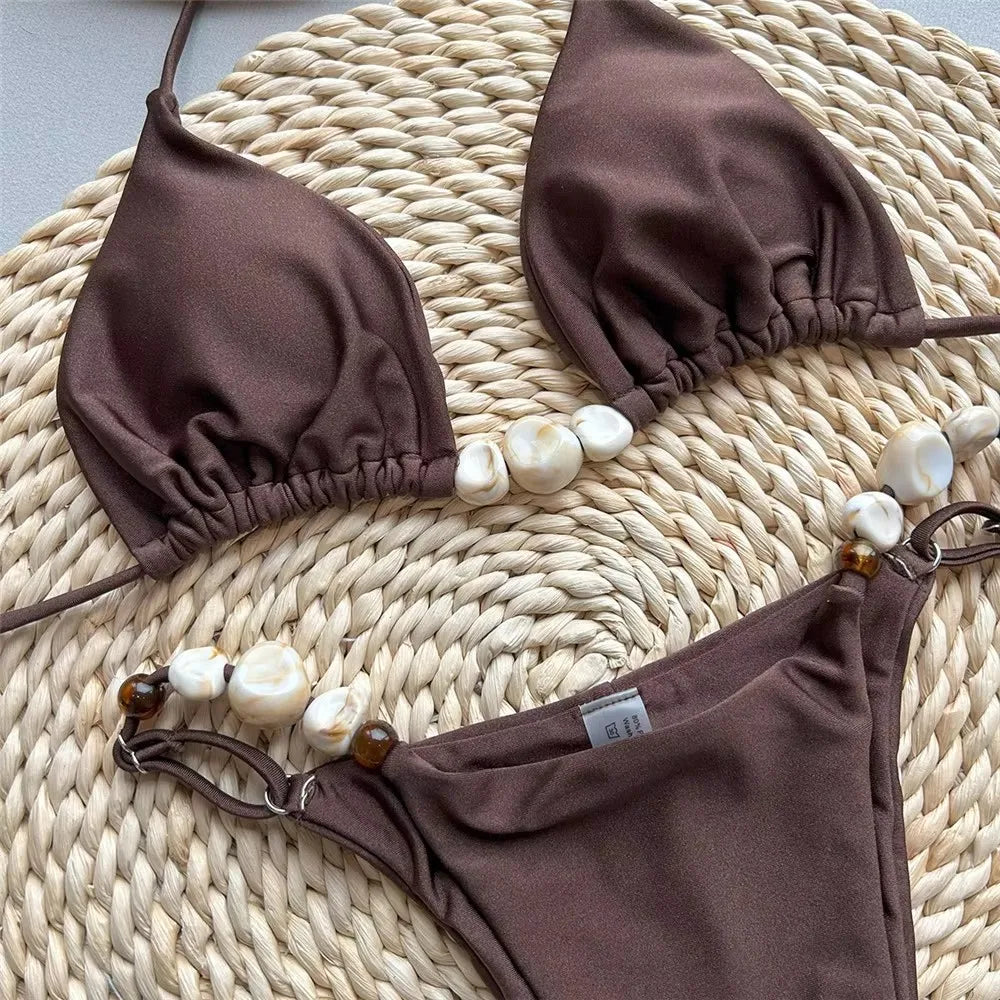 Maillot de bain bikini triangle pour femme – vue 5