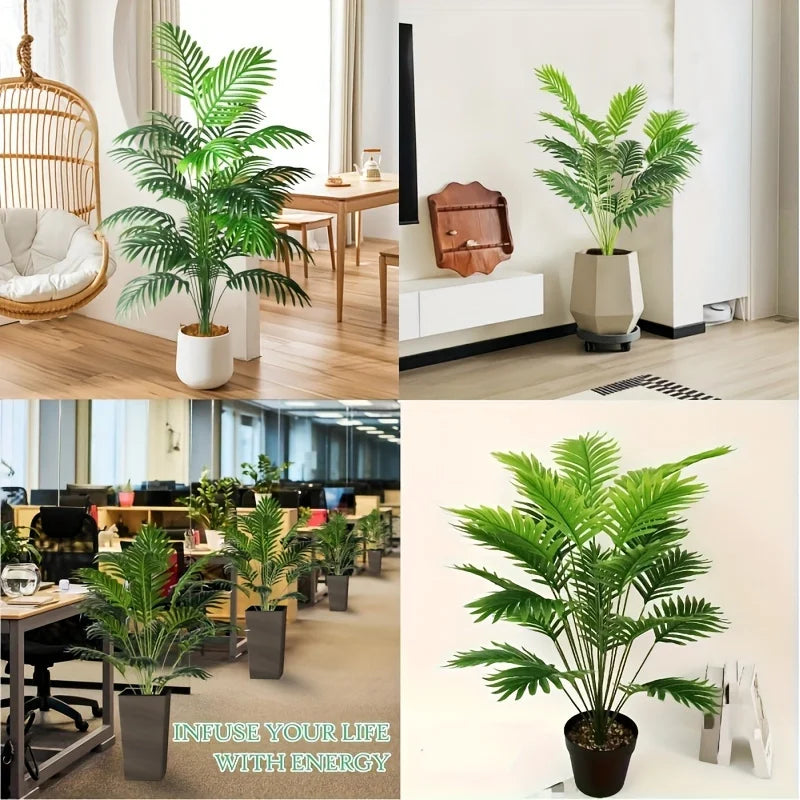 Palmier areca artificiel 24 feuilles en pot – vue 5