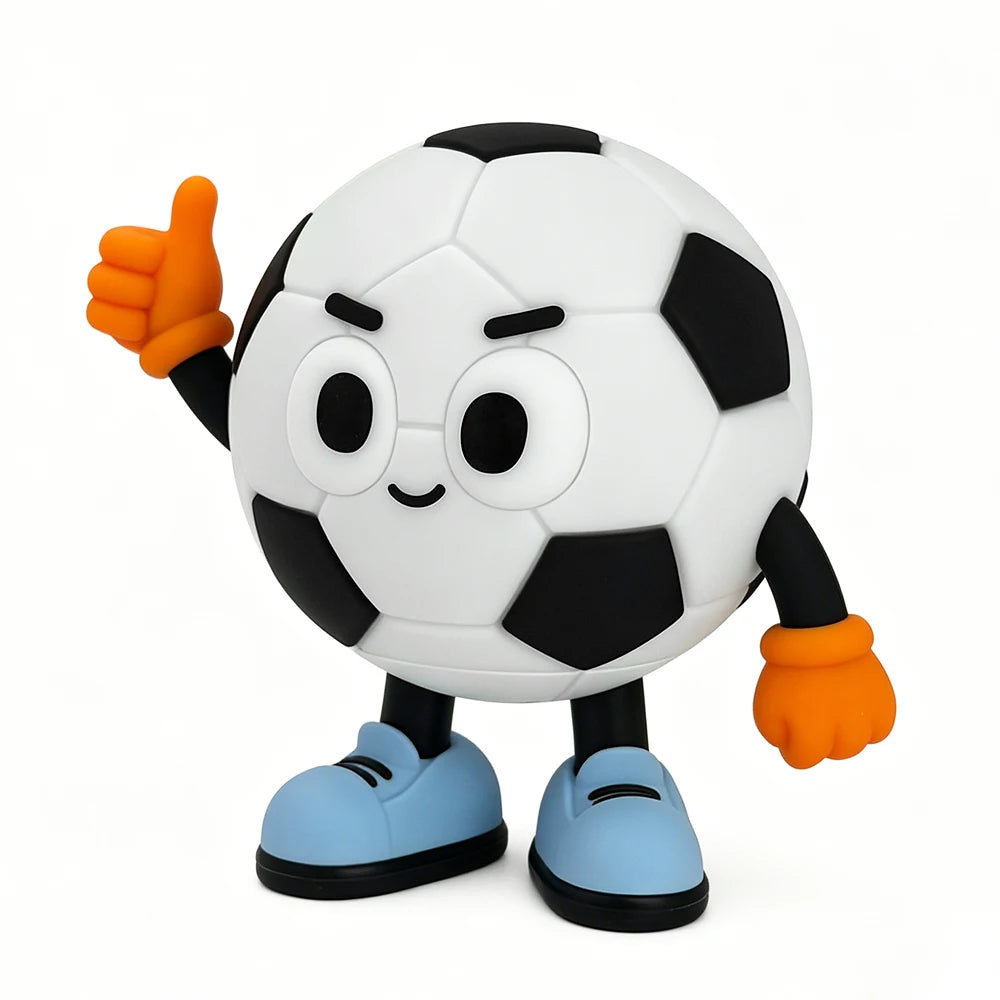 Soccer Night Light Silicone Football Lamp 2-Level Dimmable Rechargeable RGB Portable Nursery Sleeping Lamp For Bedroom Decor