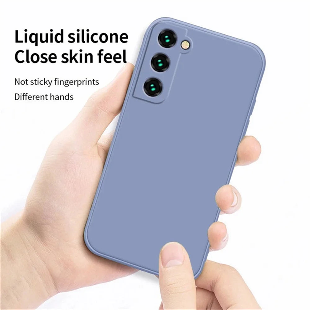 Coque en silicone liquide pour Samsung Galaxy – vue 4