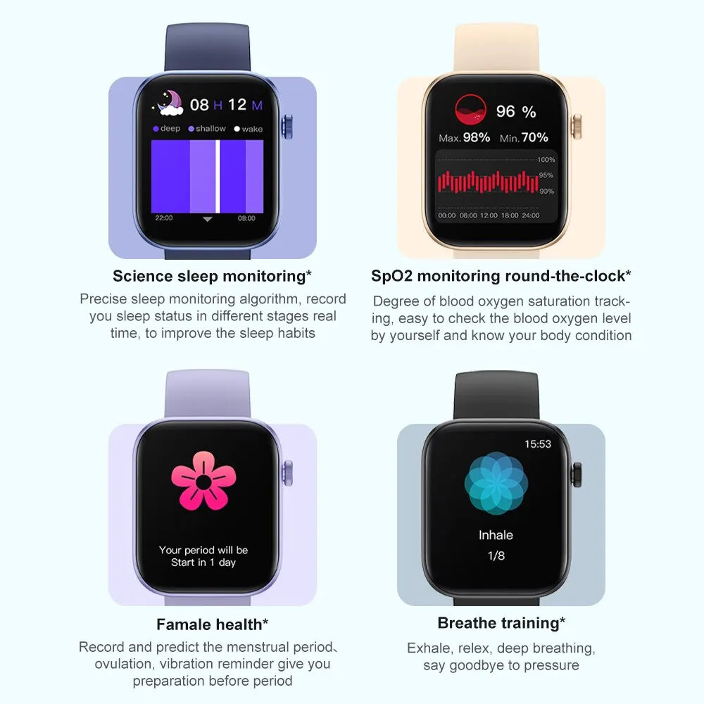 Montre connectée COLMI P71 étanche IP68 – vue 4