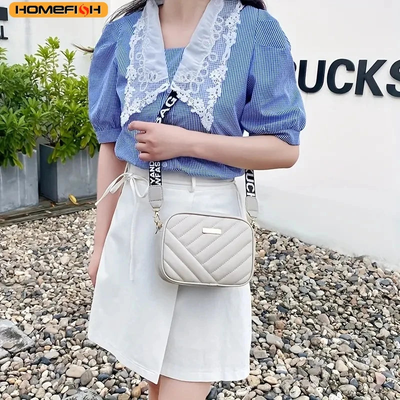 Sac bandoulière en cuir PU pour femme – vue 3