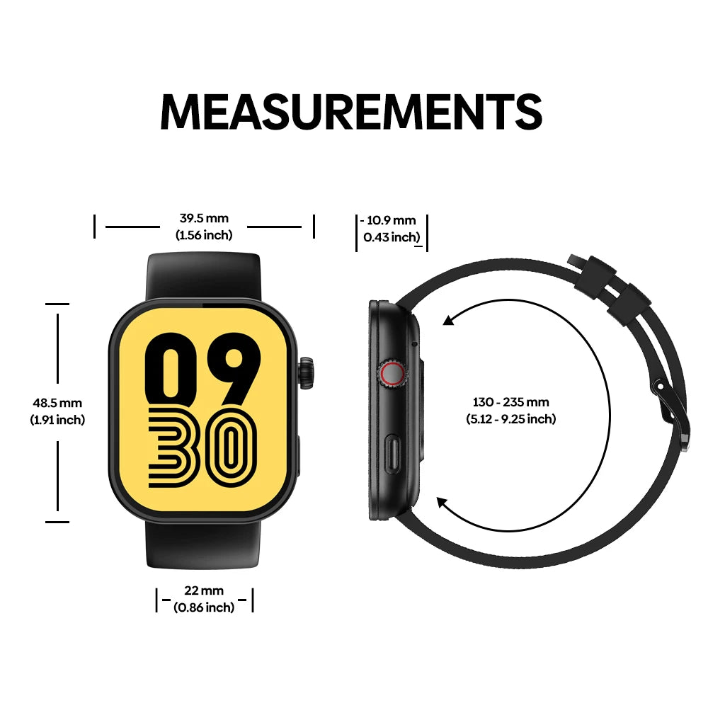 Montre connectée Zeblaze Btalk Plus écran HD – vue 6
