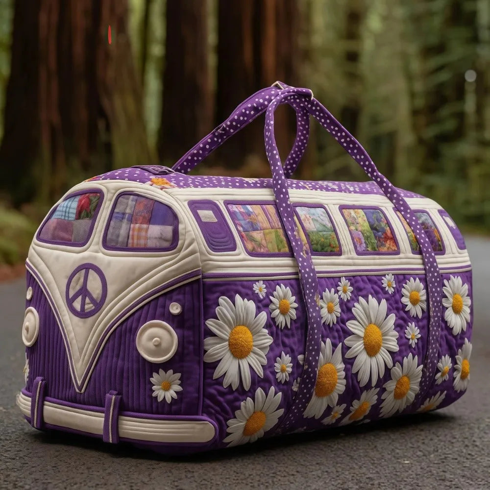 Quilted Duffle Bag 3D Quilting Craft Tote Bags Travel Duffel Bag Large Capacity Short-distance Handbag