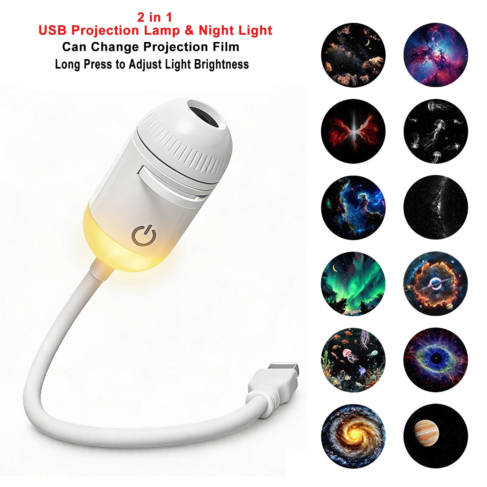 Projecteur d'ambiance USB voiture ciel étoilé – vue 10