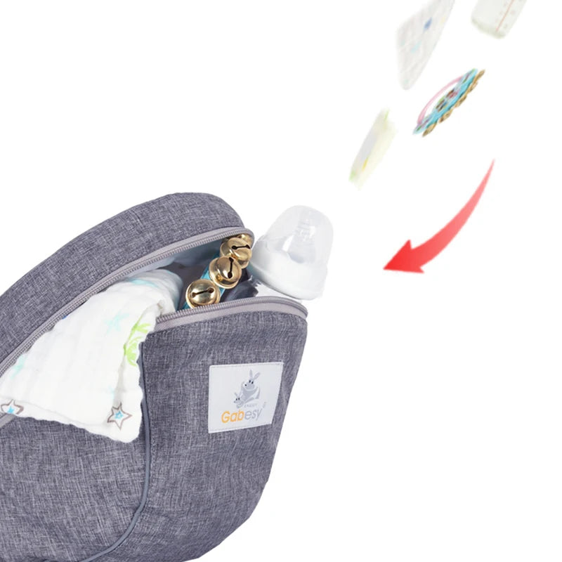Porte-bébé ergonomique portable avec siège de hanche – vue 4