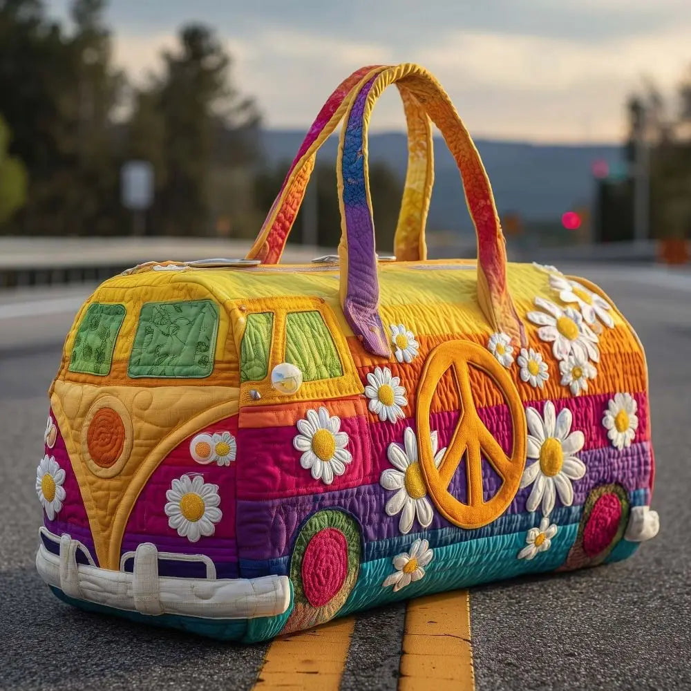 Quilted Duffle Bag 3D Quilting Craft Tote Bags Travel Duffel Bag Large Capacity Short-distance Handbag