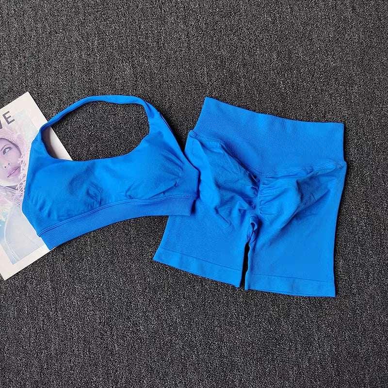 Ensemble de yoga 2 pièces sans couture pour femme – vue 6