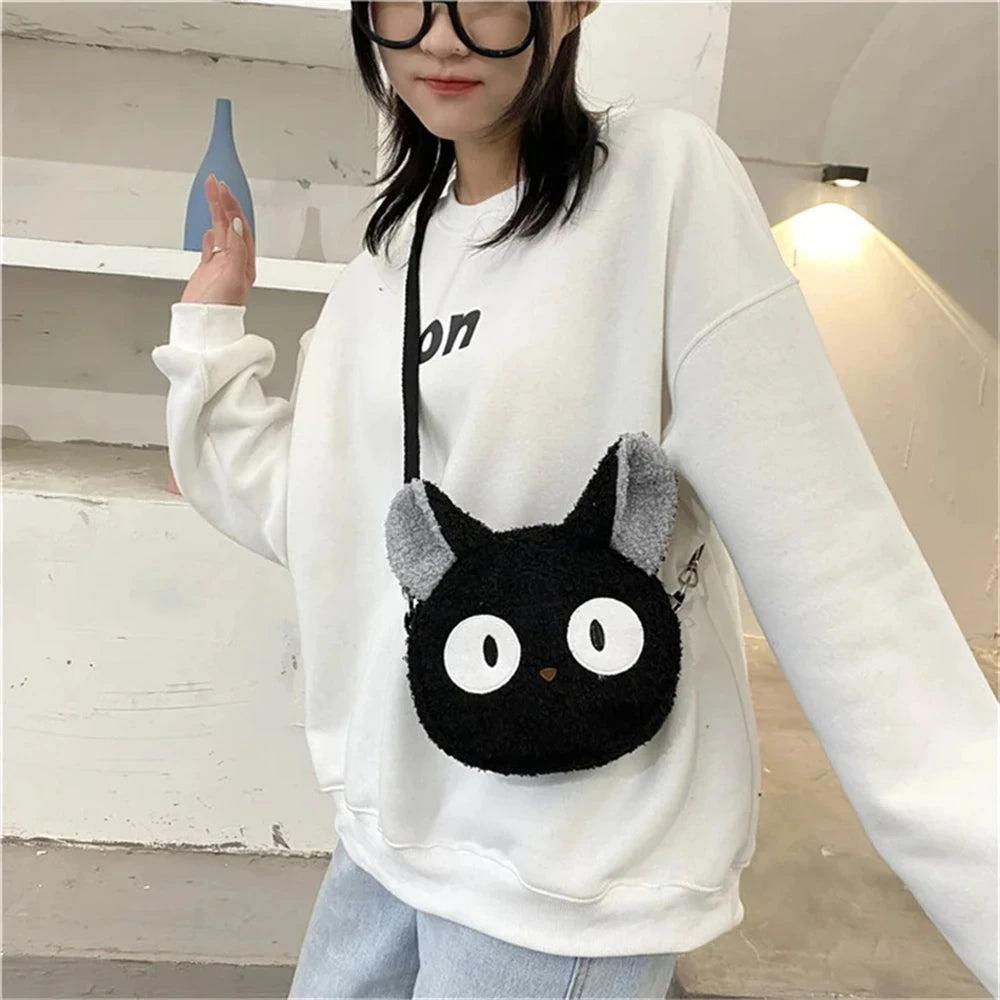 Mini sac bandoulière en peluche pour femme – vue 3