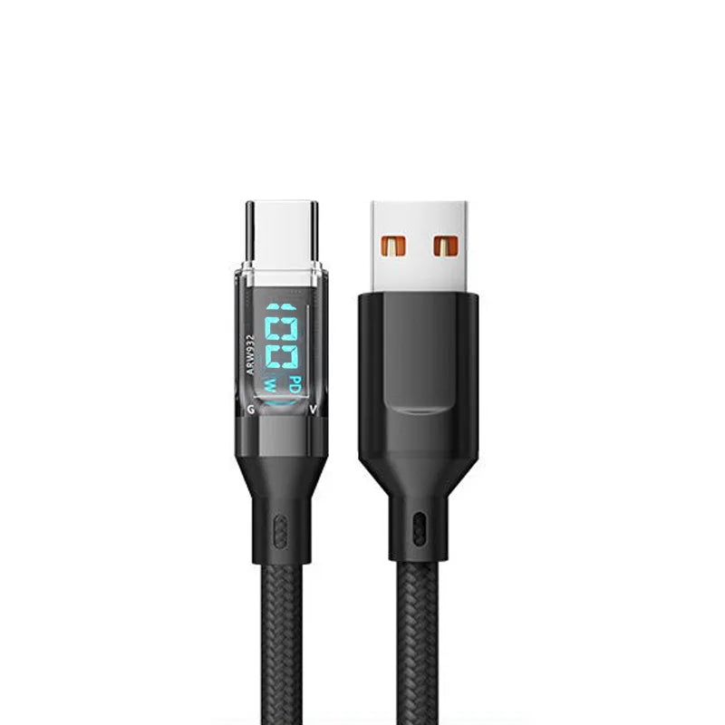 Câble 120W avec écran LCD USB-A vers Lightning – vue 8