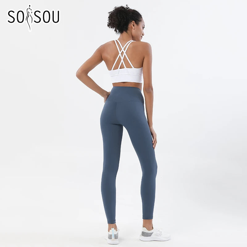Ensemble de yoga 2 pièces femme brassière et legging