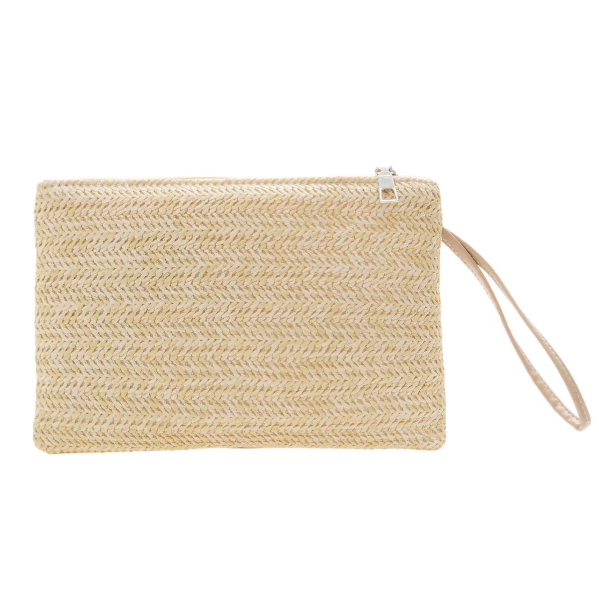 Pochette en paille tressée pour femme – vue 7
