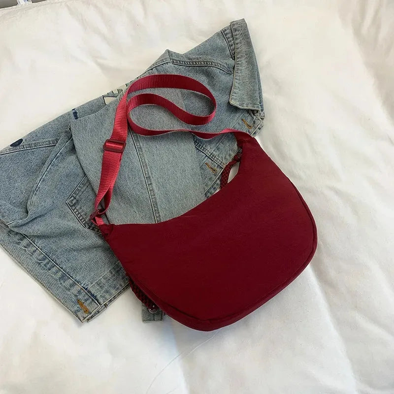 Sac porté épaule en toile minimaliste pour femme – vue 3