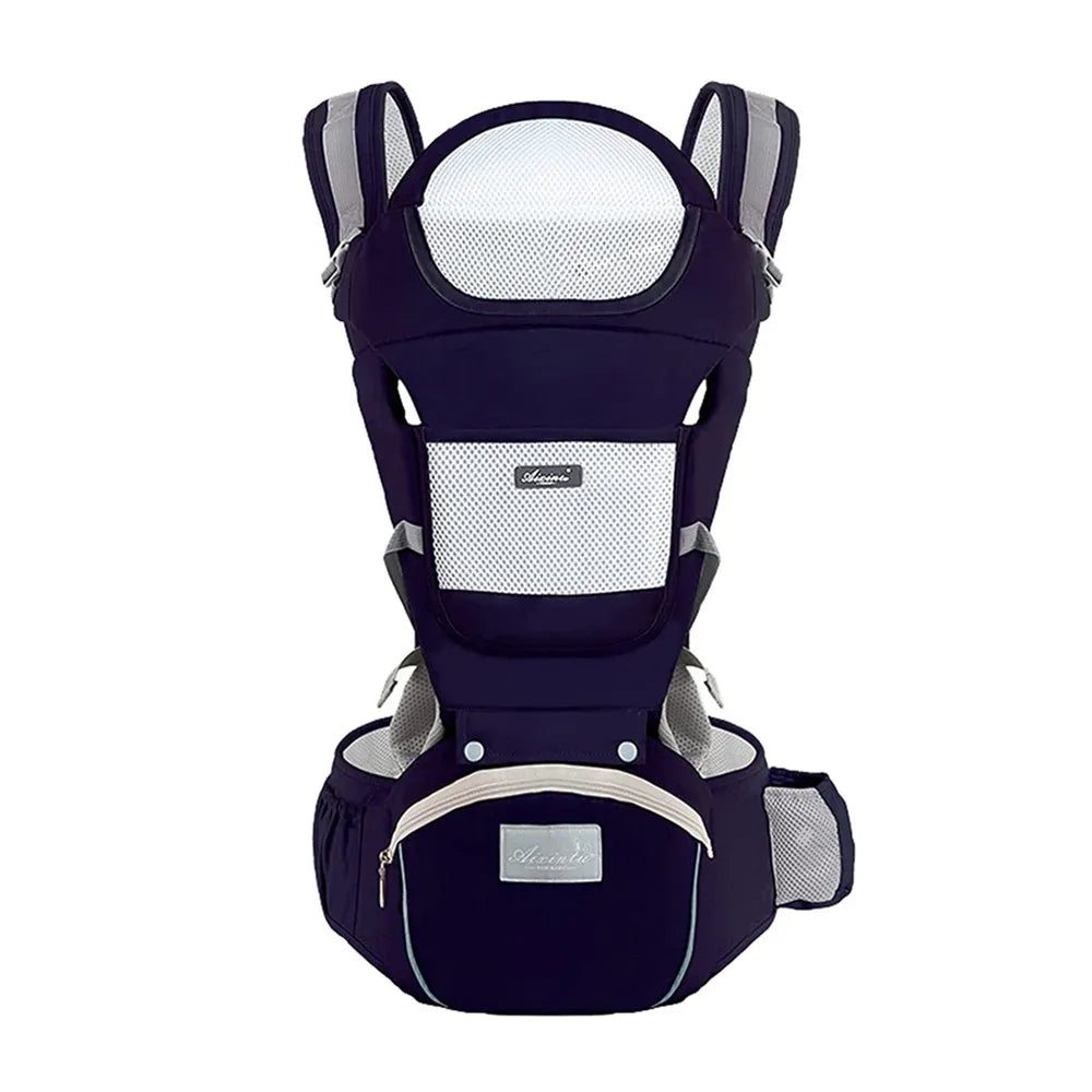 Porte-bébé ergonomique multifonction avec tabouret – vue 9