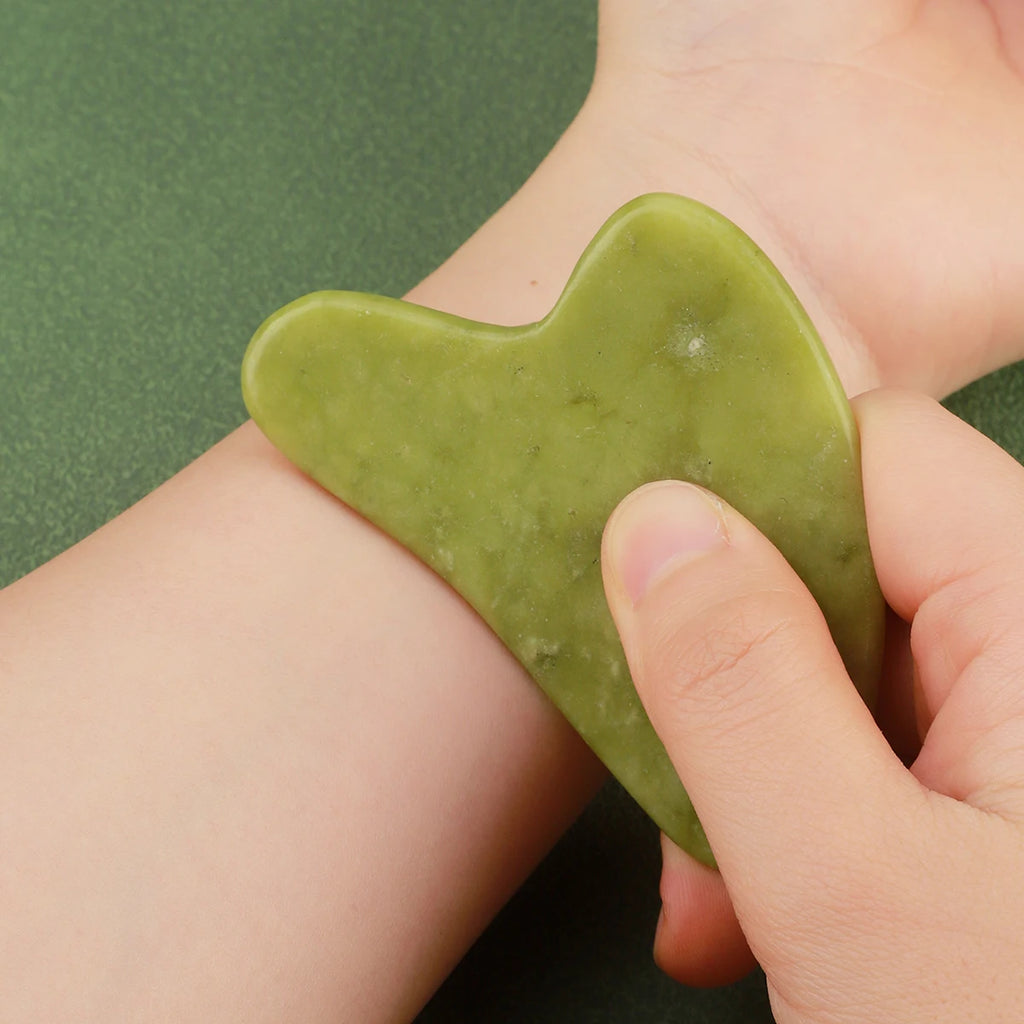 Natural Jade Roller Face Gua Sha Natural Stone Body Neck Massager Acupoint Eye Care Spa Massage Tools Massage Visage Lifting