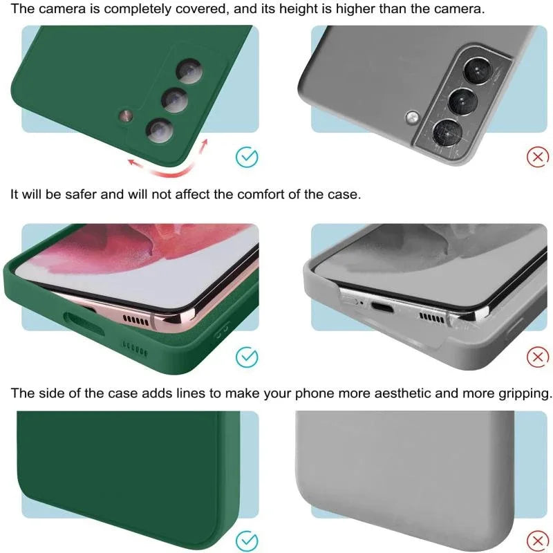 Coque en silicone liquide pour Samsung Galaxy – vue 6
