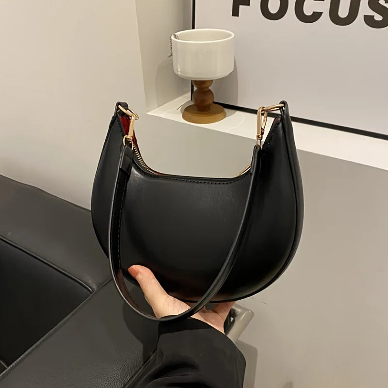 Sac porté épaule demi-lune pour femme – vue 3