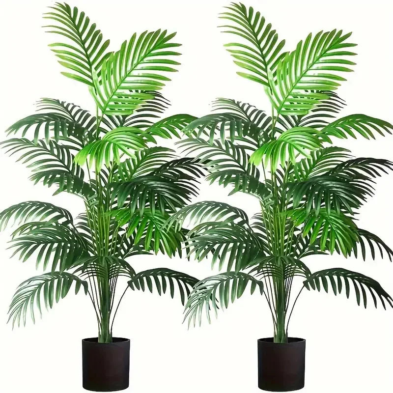 Palmier areca artificiel 24 feuilles en pot