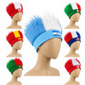 Perruque Supporter Couleurs Nationales | Coiffe Fan Coupe du Monde | Accessoire Festif 2026