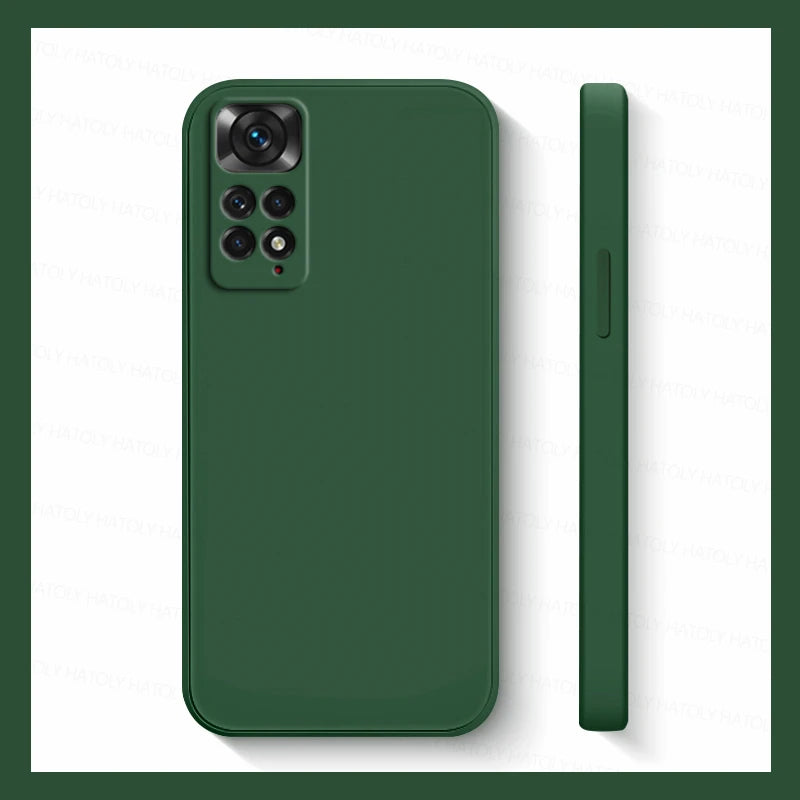 Coque en silicone liquide pour Xiaomi Redmi Note – vue 8