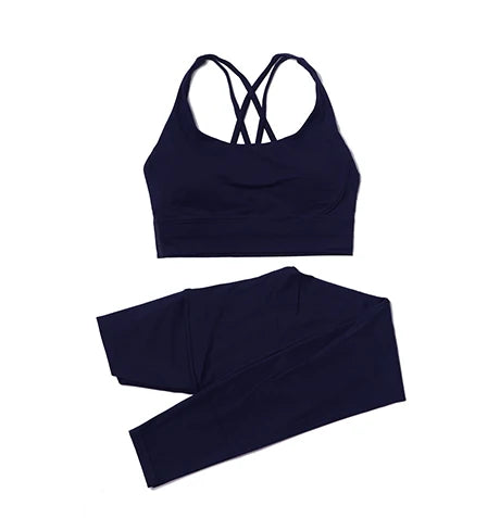 Ensemble Yoga 2 Pièces Femme (Brassière + Legging)