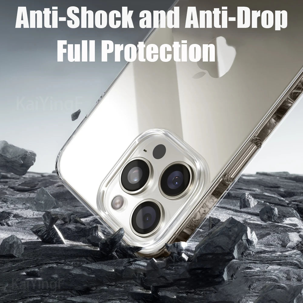 Coque transparente antichoc pour iPhone – vue 2