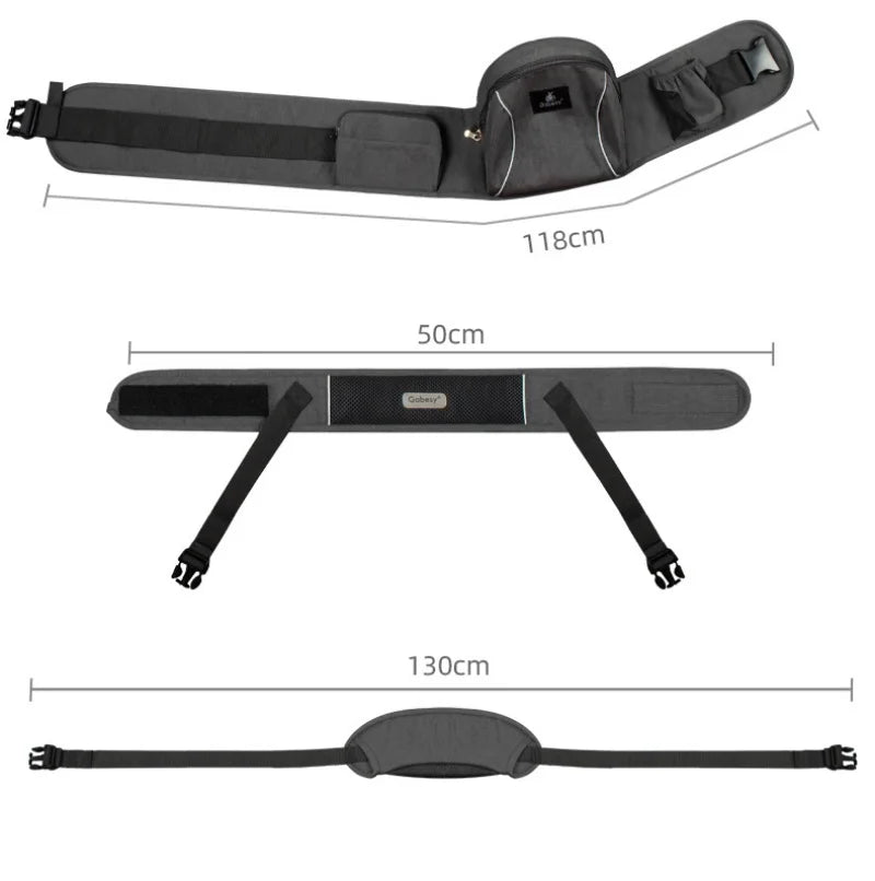 Porte-bébé ergonomique portable avec siège de hanche – vue 6