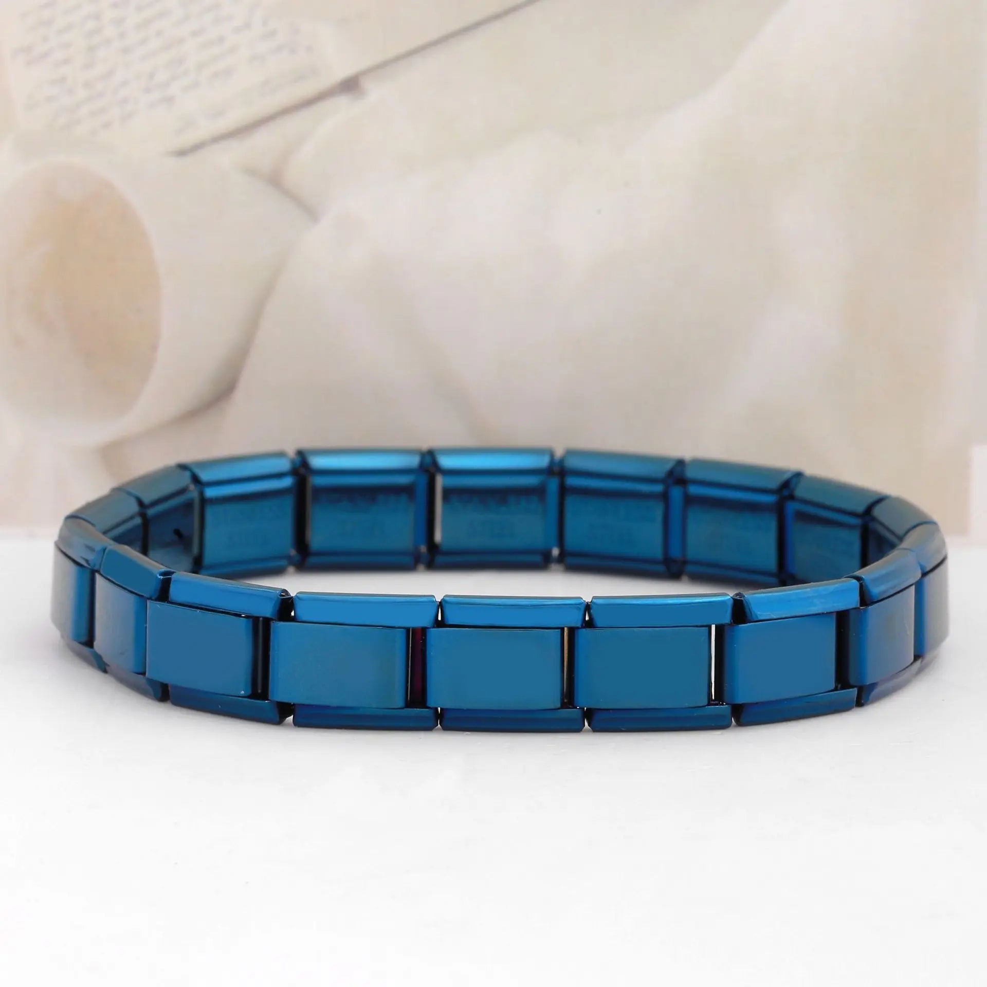 VELUROArt Bracelet Femme Acier Inoxydable Extensible