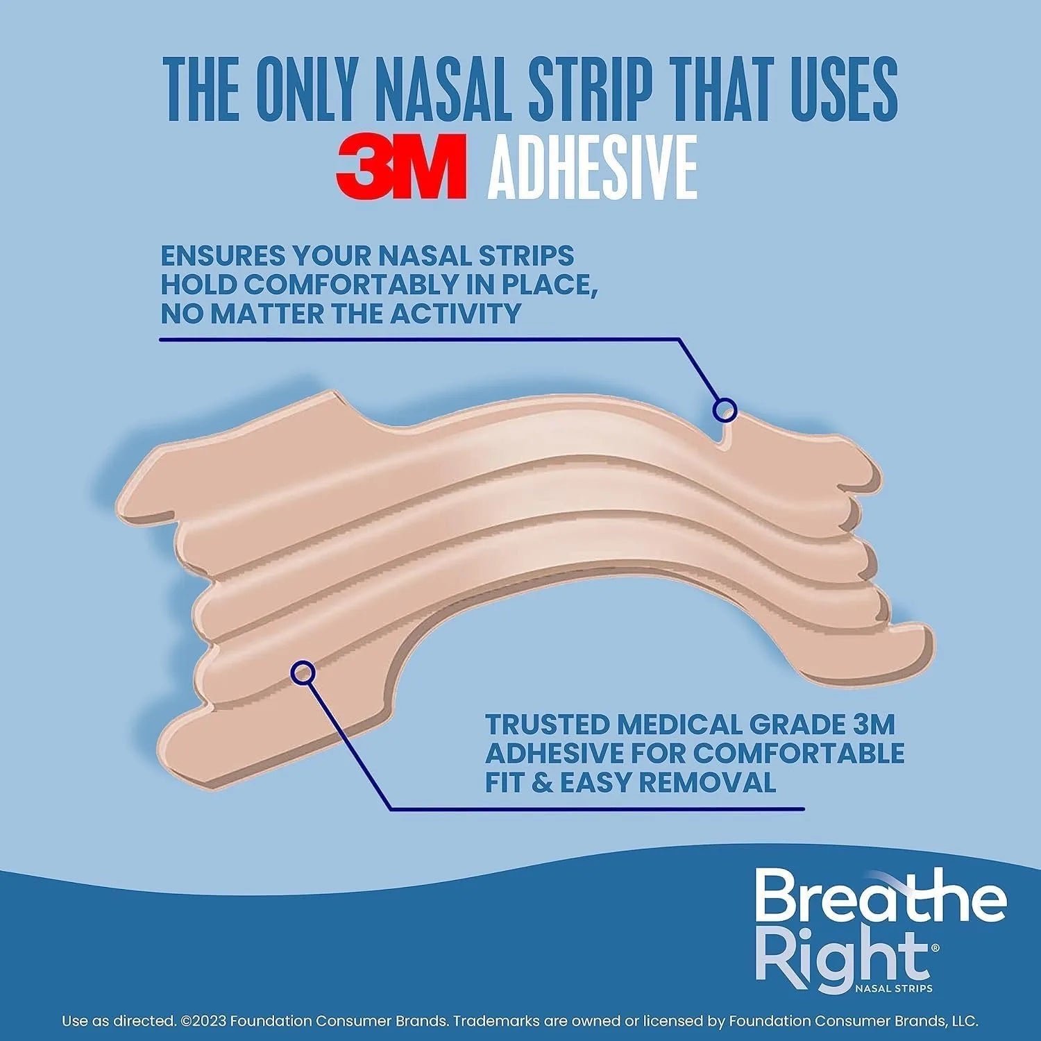 Nasal Strips Extra Strength Tan Nasal Strips,Stop Snoring,Drug-Free Snoring Solution & Instant Nasal Congestion