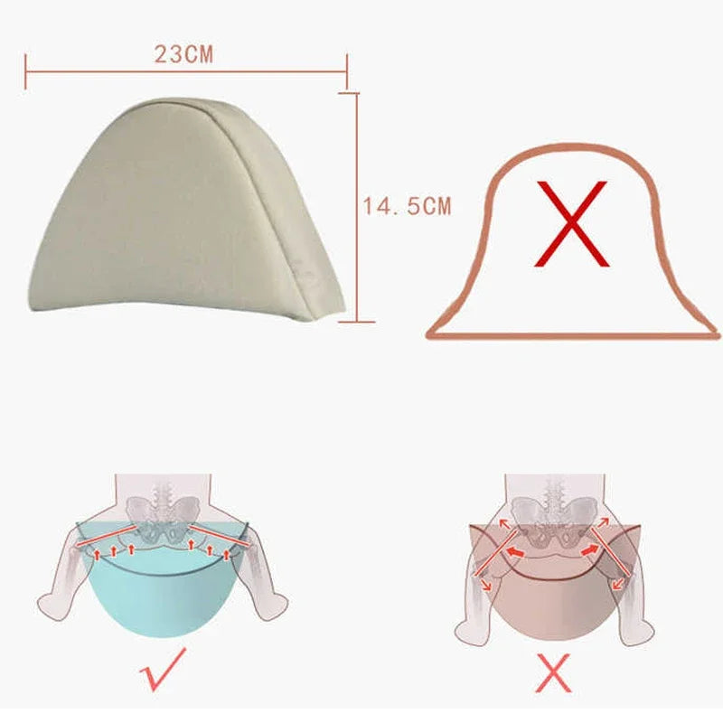 Porte-bébé siège de hanche avec ceinture lombaire – vue 3
