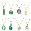 Collier Pendentif Pierre Naturelle | Chaîne Acier Inoxydable Plaqué Or | Bijou Femme | Cadeau
