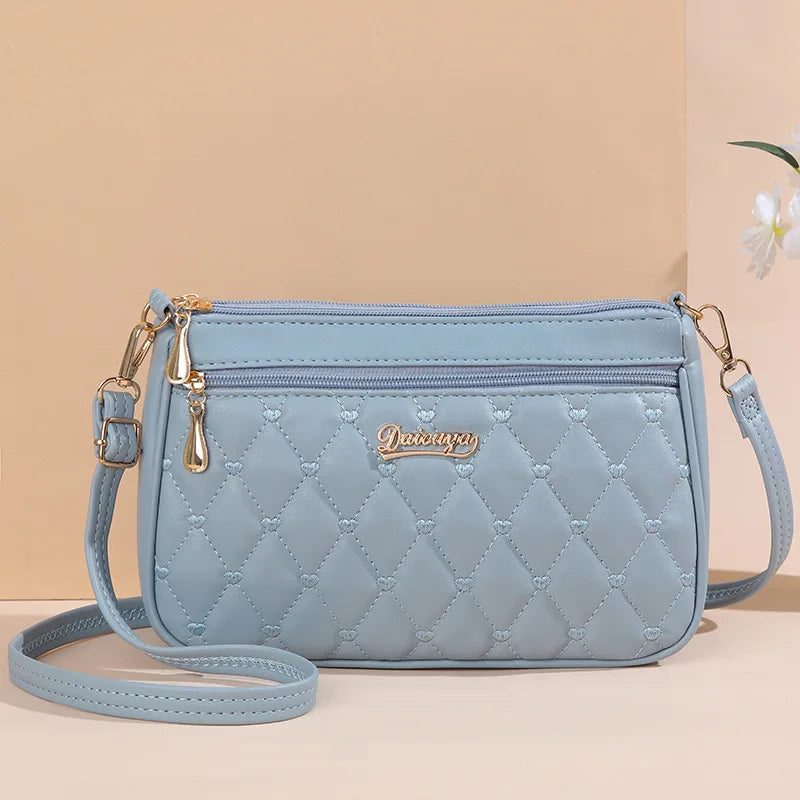 VELUROArt Sac Bandoulière Femme Cuir Brodé Artisanal