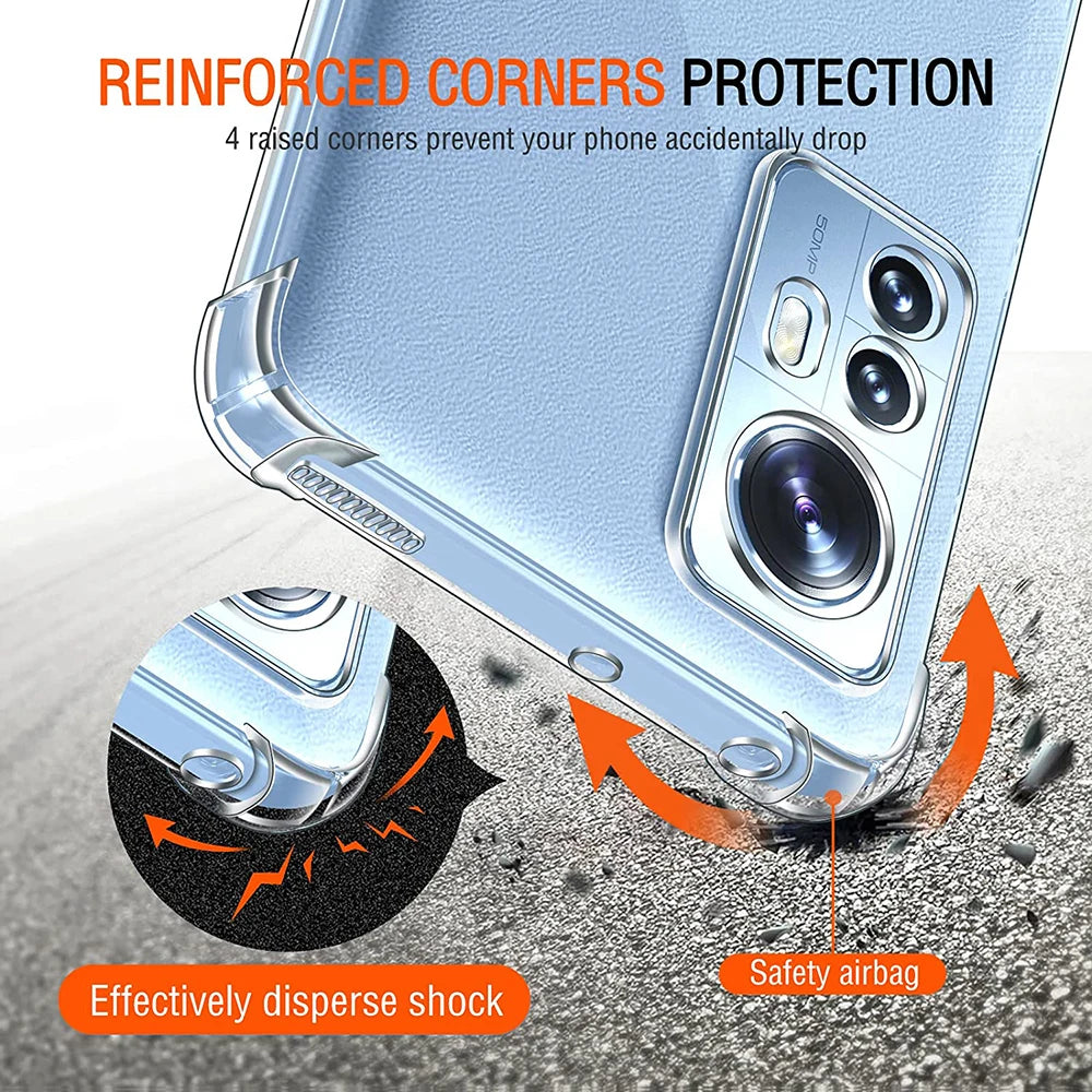 Coque en silicone transparente pour Xiaomi Redmi Note – vue 3