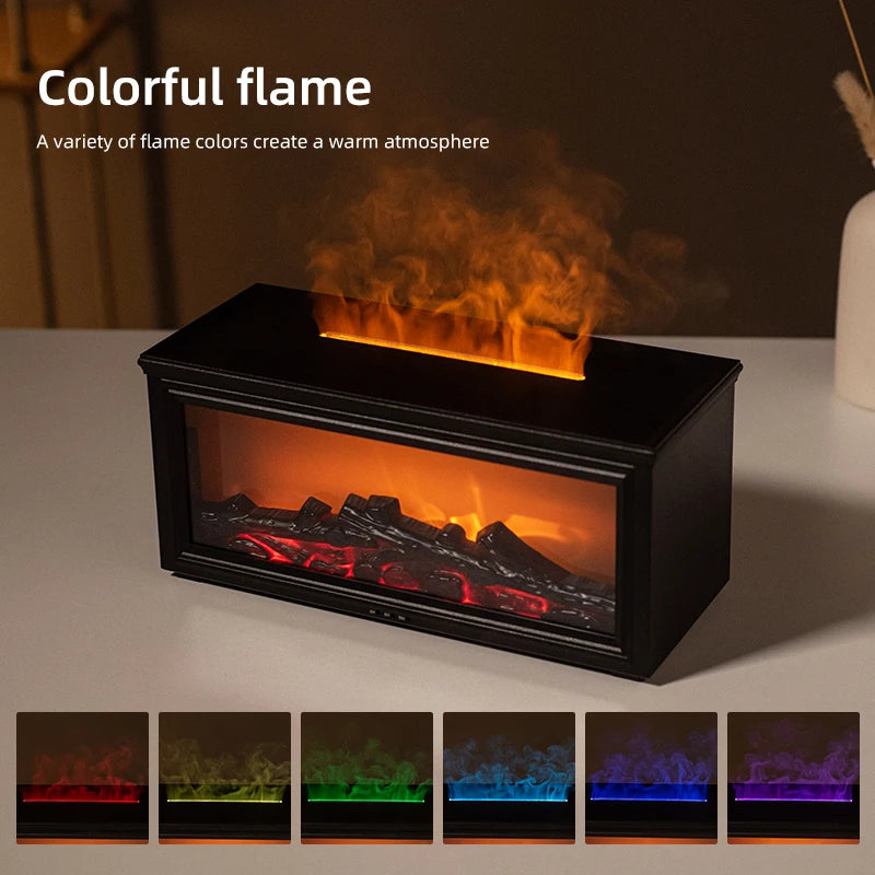Diffuseur d'arômes effet flamme 7 couleurs – vue 2